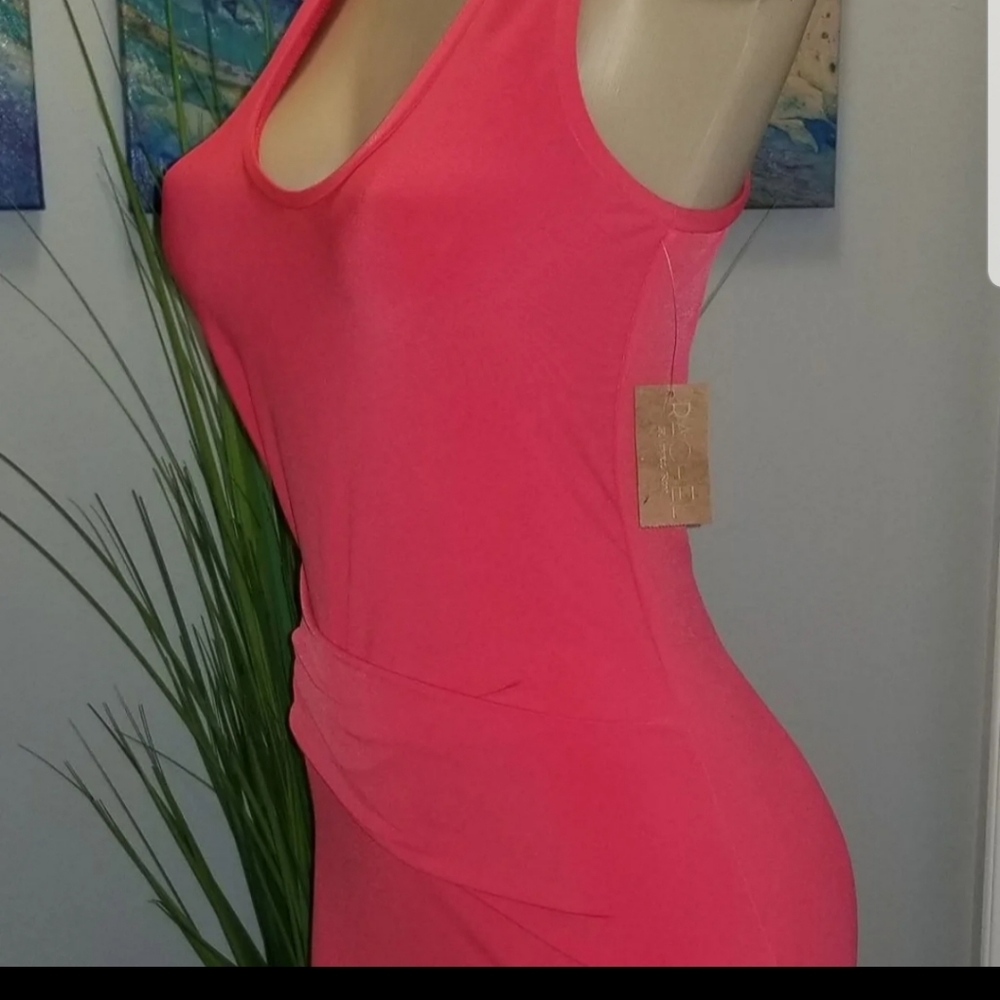 Rachel Roy Coral sleeveless dress